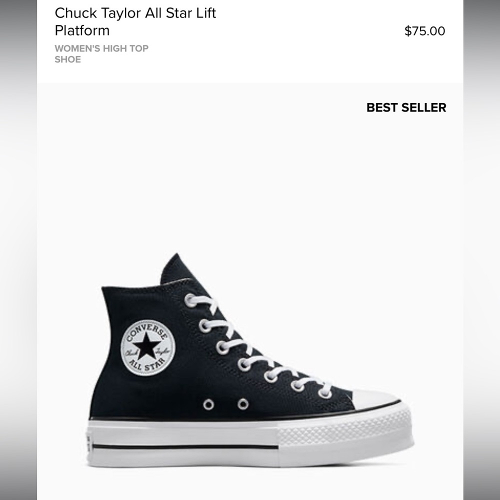 Converse Hi Platform Black
